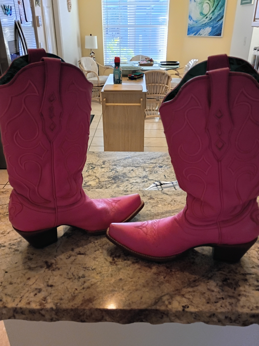 Corral Hot Pink Western Cowboy Boots Worn Once 10 Gorgeous! - Picture 12 of 16